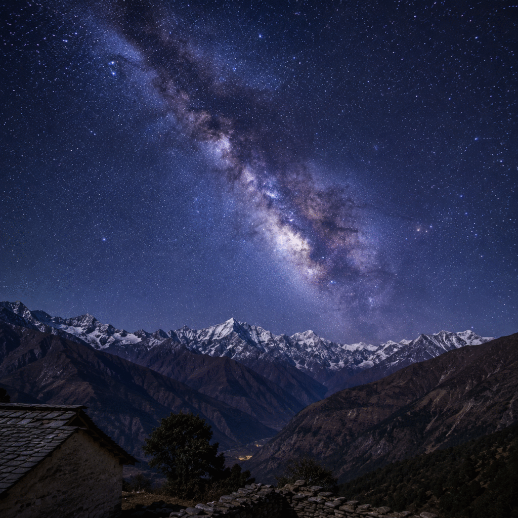 Himalayan Night Sky